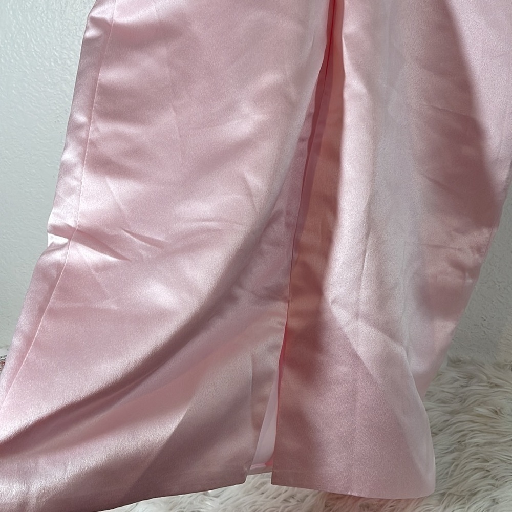 LANTING BRIDE Two Piece Sexy V-Neck Floral Embroidery Satin Knee Length New 10 - Picture 12 of 16